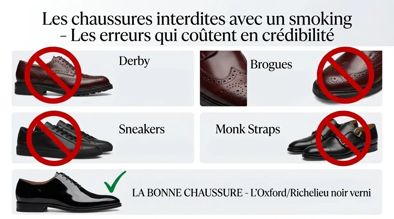 Les derbys, brogues et sneakers à écarter