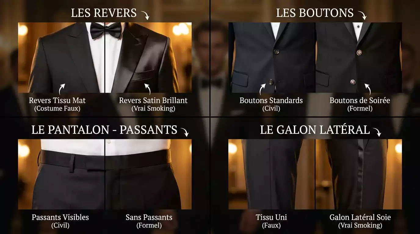 Les manques de finition qui rendent le costume visible